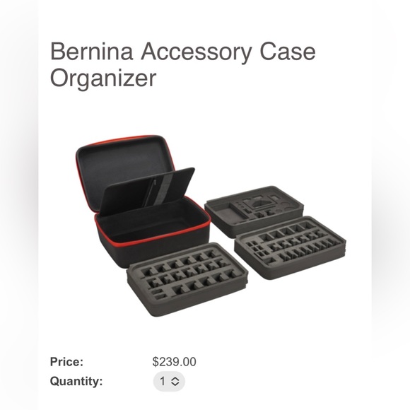 Bernina Accessory case and organizer NWOT - Picture 2 of 2